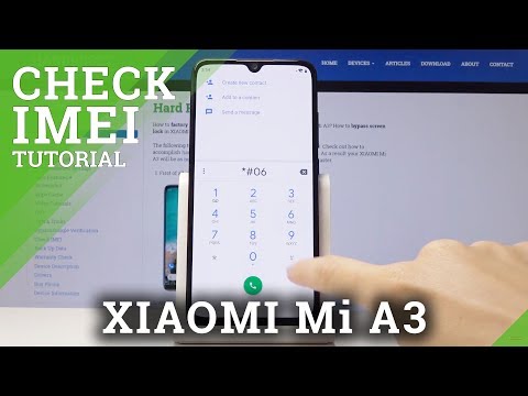How Find IMEI and Serial Number in XIAOMI Mi A3 - Check IMEI & Serial Number