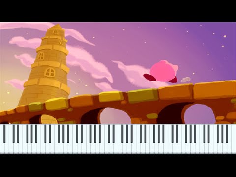 Sky Waltz - Kirby's Return to Dream Land - Piano Tutorial