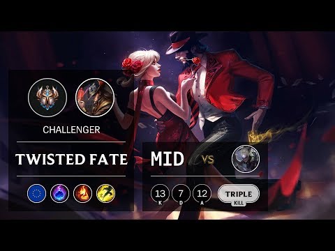 Twisted Fate Mid vs Diana - EUW Challenger Patch 9.24