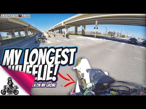 My Longest Wheelie EVER!