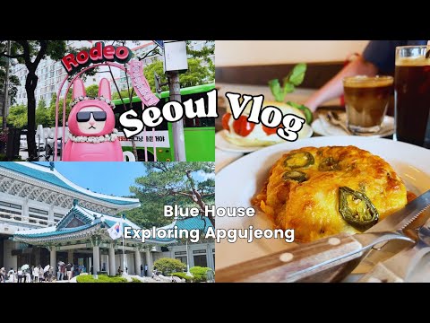 Cafe Hopping [Apgujeong Rodeo] 🇰🇷 London Bagel Museum, The Blue House