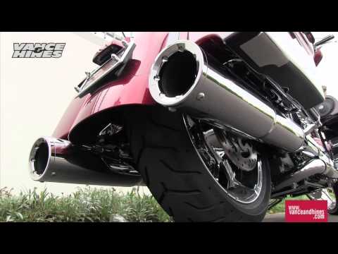 Vance & Hines 4-1/2″ \"High Output\" Slip-Ons and Power Duals Head Pipes | Available at J&P Cycles