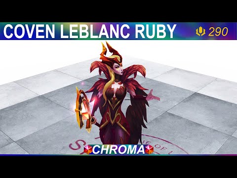 Coven LeBlanc Ruby Chroma 2020 - League Of Legends