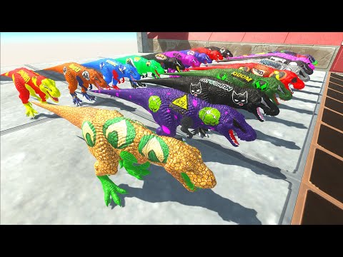 Dc Dinosaurs Race Champions Hunting found Jurassic world evolution 18 T-rex Hero Vs King Kong
