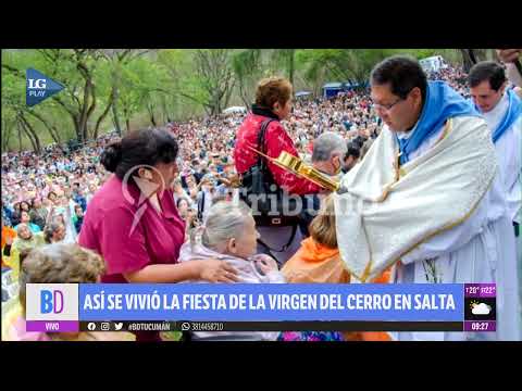 Un grupo gitanos de Monteros llegó de rodillas para cumplir una promesa hecha a la Virgen del Valle