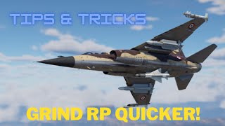 War thunder RP guide | How to grind in top tier AND low tier too!