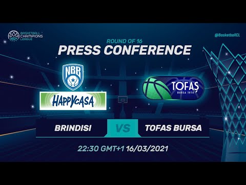 Happy Casa Brindisi v Tofas Bursa - Press Conference | Basketball Champions League 2020/21