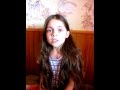 Kamisha 6 лет, песня "Очень грустный котик" 