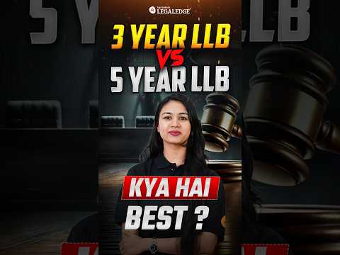 3-Year vs 5-Year LLB in India 🇮🇳 #3yearllb #5yearllb