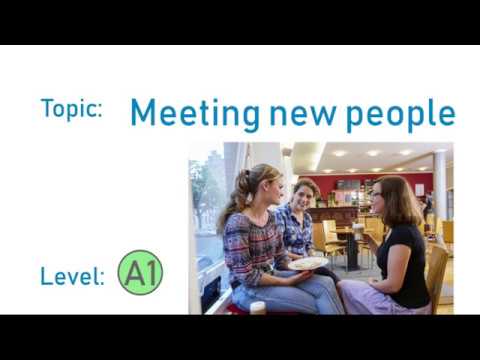 German dialogues for beginners: Meeting new people A1.1