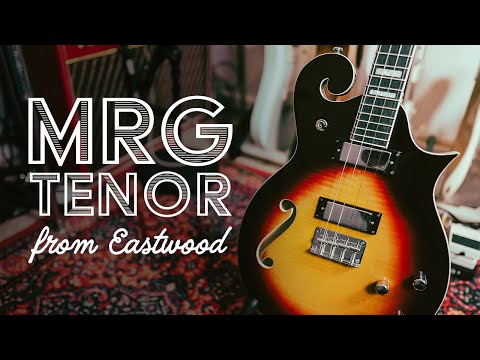 Eastwood MRG LH Tone Chambered Mahogany Body Maple Top 4-String Tenor Electric Guitar w/Bag - Lefty image 8