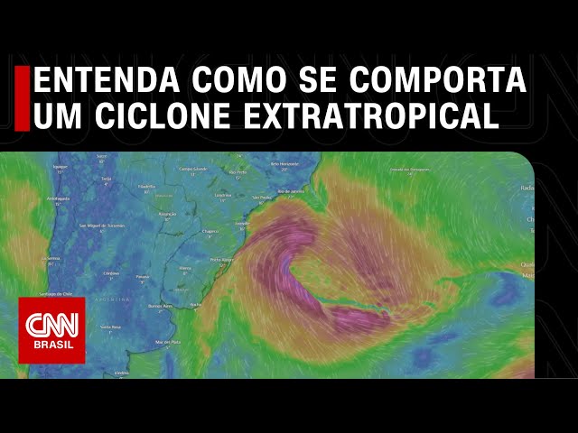 Entenda como se comporta um ciclone extratropical | CNN PRIME TIME