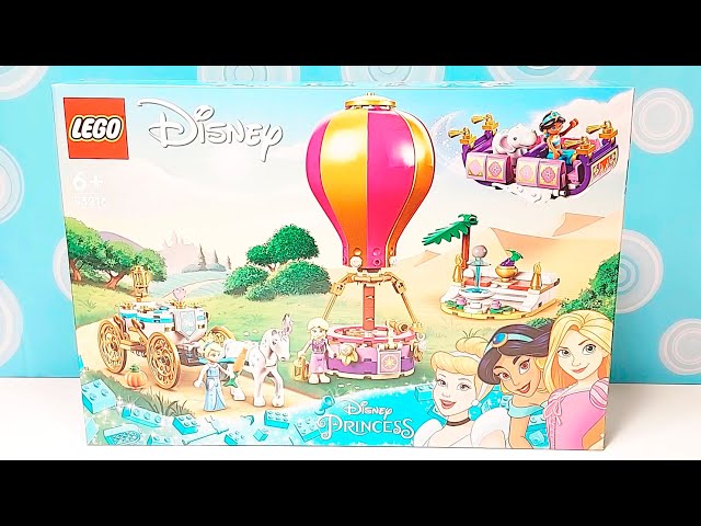 Vídeo relacionado con LEGO Disney Princess Viaje Encantado de las Princesas, Juego 3en1, Mini Muñecas Cenicienta, Rapunzel y Jasmín, Carroza con Caballo, Alfombra Mágica y Globo, Regalos Niñas y Niños de 6 Años o Más 43216