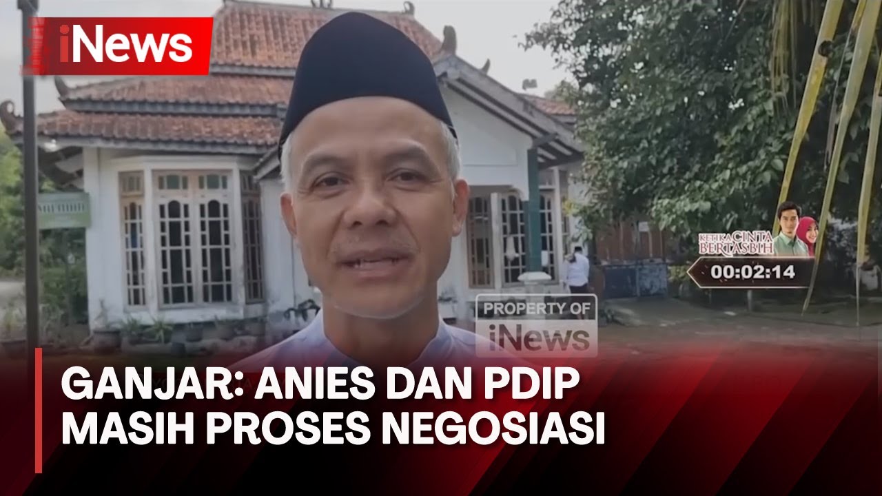 Blak-Blakan Ganjar Sebut Anies dan PDIP Masih Negosiasi di Pilkada 2024 - iNews Prime 17/06