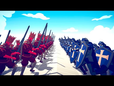 100 vs 100  MELEE UNITS TOURNAMENT - Totally Accurate Battle Simulator TABS