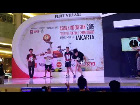 AFFC 2015 Jakarta | Battle Circle - Novan, Lutfi, Achiko & Nurs