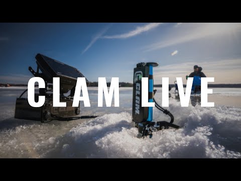 Run & Gun with CLAM LIVE Ice Fishing Accessories