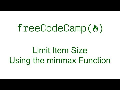CSS Grid - Limit Item Size Using the minmax Function - Free Code Camp