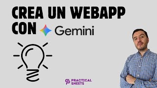 Crea un WebApp con Gemini y Google Sheets
