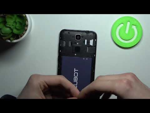 Как вставить сим карту и карту СД на CUBOT X18 / Как вставить карту памяти в CUBOT X18