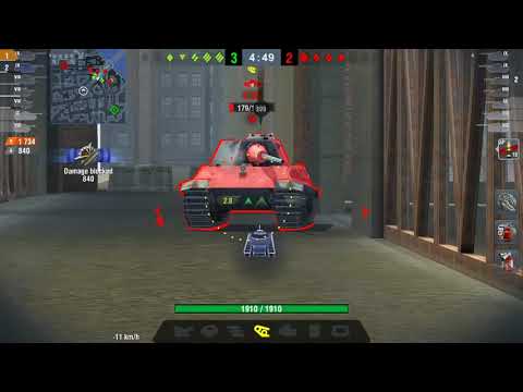 World of Tanks Blitz E75 gameplay.  2007 damage, 3 kills