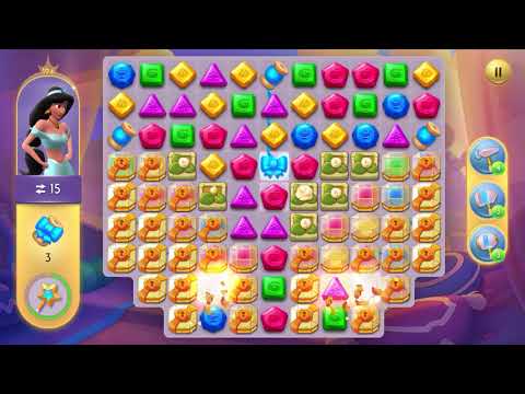 Disney Princess Majestic Quest Level 194 NO BOOSTERS - A S GAMING ✔
