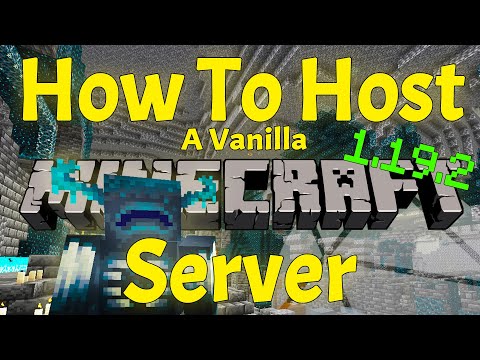How To Make A Minecraft 1.19.2 Server (Hosting A Vanilla 1.19 Server is EASY)
