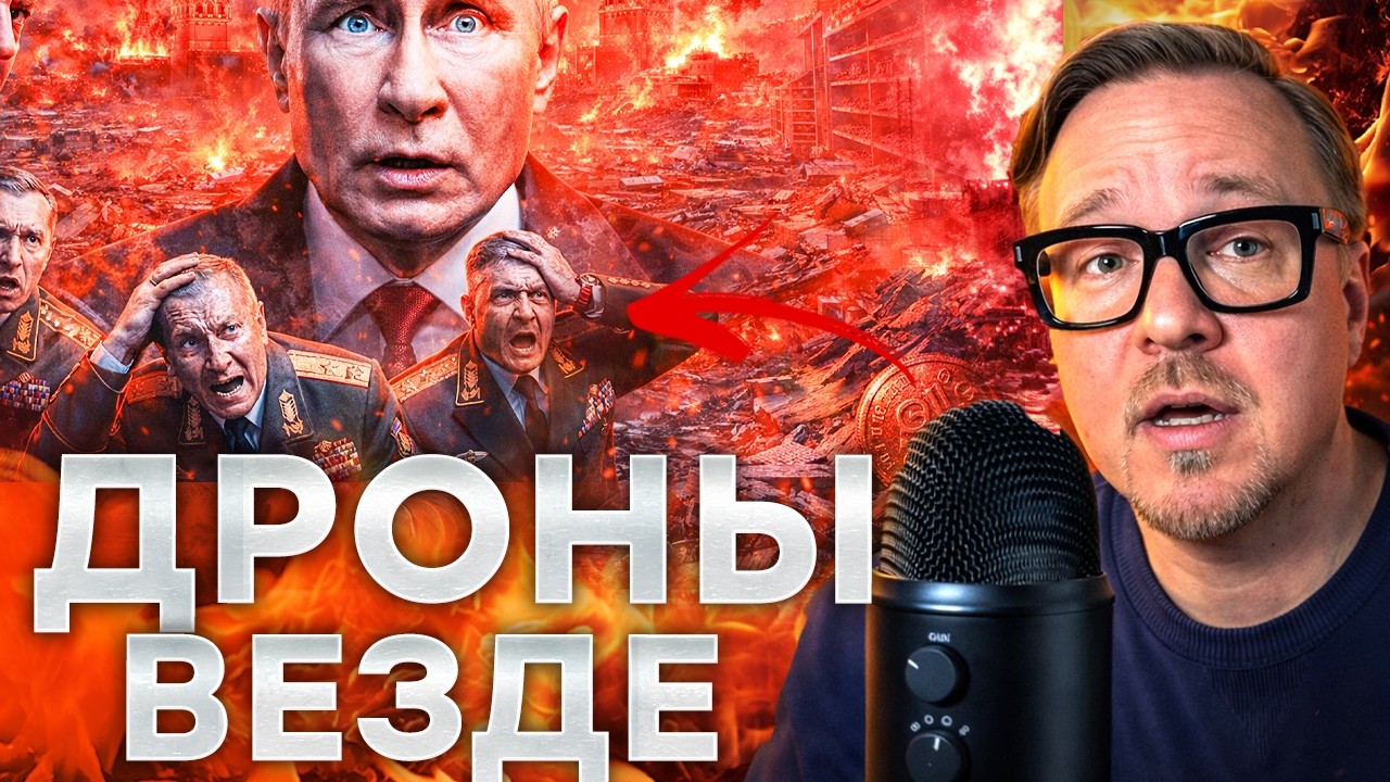 ДРОНЫ ВСУ РВУТ РОССИЮ — НЕФТЕБАЗЫ ПЫЛАЮТ, ПУТИН БРЕДИТ ОБ ИИ! КРАХ@TIZENGAUZEN