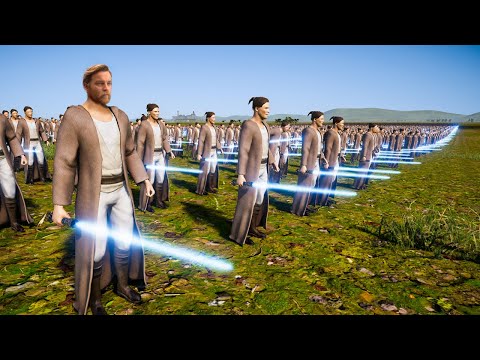 10 000 JEDI'S ATTACK TO 1 000 000 SPARTAN ARMY | Ultimate Epic Battle Simulator 2