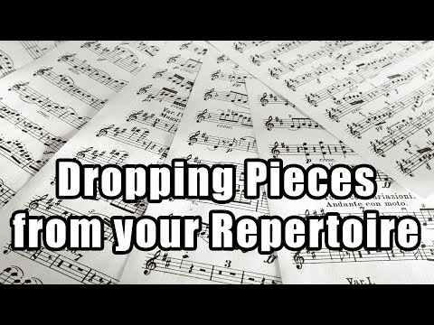 Dropping Pieces from Your Piano Repertoire: When and Why