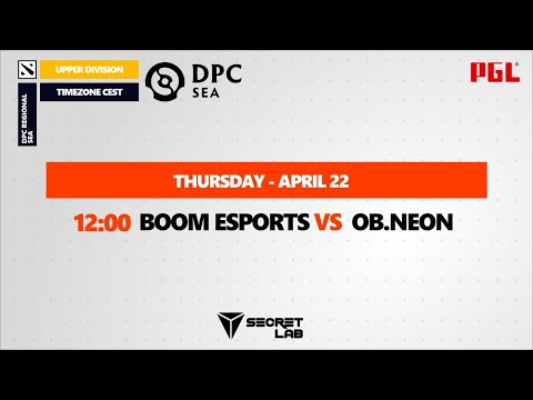 (4K) DPC 2021 SEA - DPC 2021 SEA - BOOM vs OB.NEON