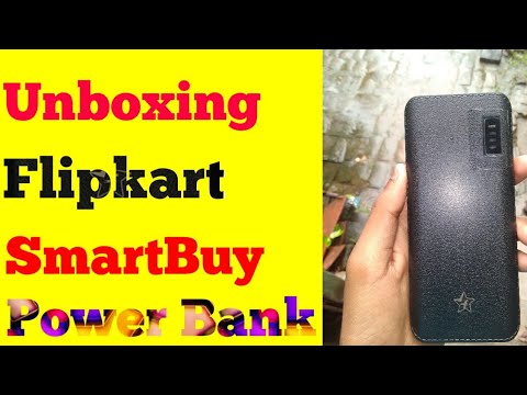 Unboxing Flipkart SmartBuy Power bank 12500 mAh (PL2312)