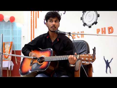 Amit Chauhan Bin Tere | Amit Chuahan | Reprise | Guitar| MNNIT Freshers (Parichay 2017) | Mechanical Engineering