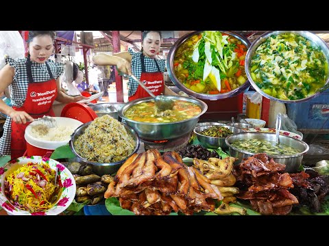 Cambodian Sweet Cakes, Lunch , And Fresh Food - Routine Foods @ Boeng Kengkong Market