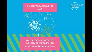 2024 Breakthrough Cancer Research EOY