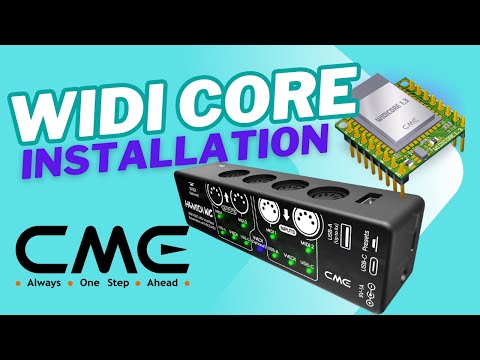 How to Install the WIDI CORE in the H4MIDI WC | CME-Pro