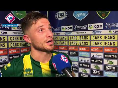 Reactie Aaron Meijers na ADO Den Haag - Excelsior