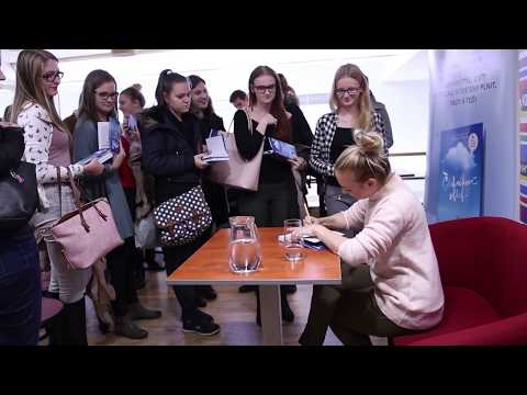 Autogramiáda Terezy Salte a její knihy Šlehačková oblaka