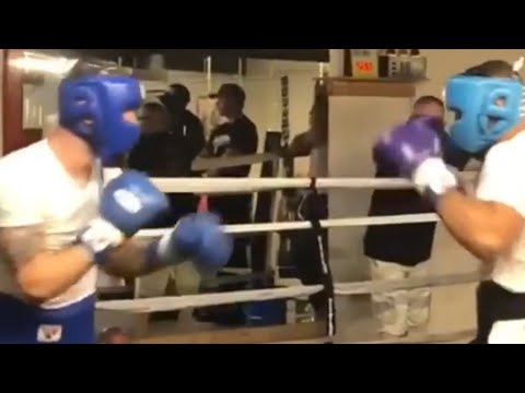 CALEB PLANT VS AHMED ELBIALI HEATED SPARRING