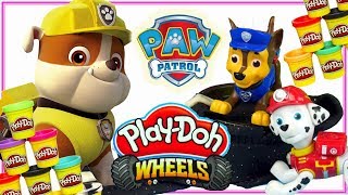 Play Doh Wheels & Psi Patrol ???? Rubble pracuje na budowie ???? bajka po polsku