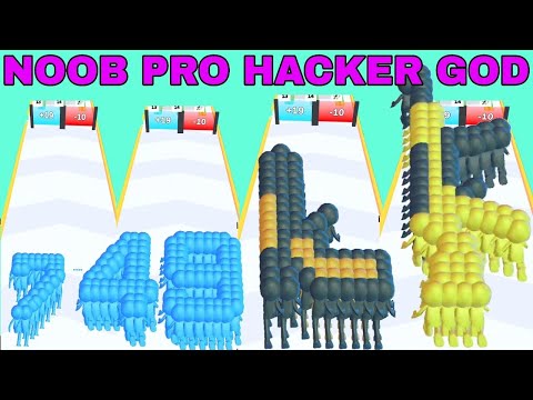 CROWD NUMBER RUN 3D = Count Master + Level Up Numbers