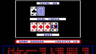 BBC/ELECTRON - VIDEO CARD ARCADE - BLUE RIBBON - 1985