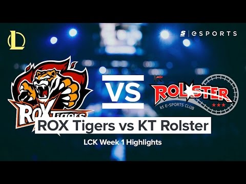 HIGHLIGHTS: ROX Tigers vs. KT Rolster (2017 LCK Spring)