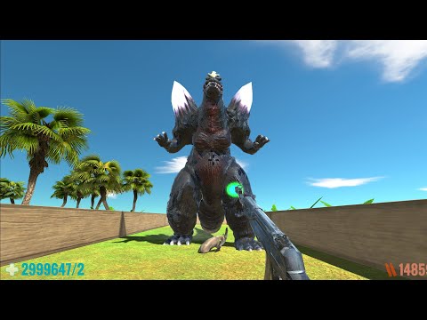 RIFLE GUN FPS PERSPECTIVE DEATH RUN - Animal Revolt Battle Simulator