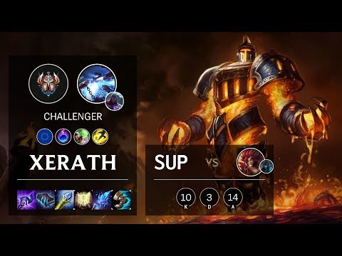 Xerath Support vs Zyra - EUW Challenger Patch 10.7