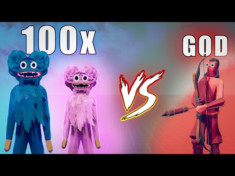 100x POPPY PLAYTIME vs EVERY GOD - TABS | Totally Accurate Battle Simulator