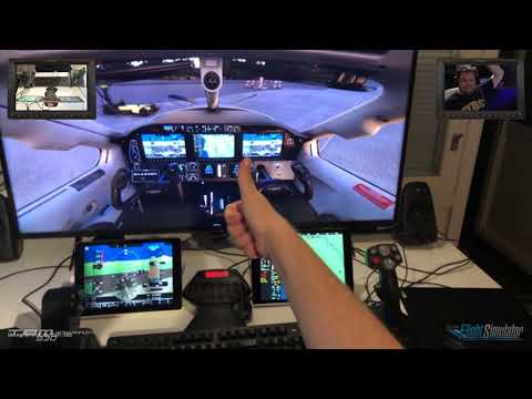 Fully working glass cockpit on two iPads on Flight Simulator 2020