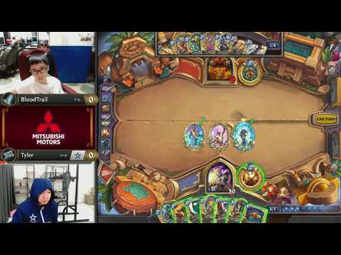 BloodTrail vs Tyler ||《爐石戰記》大師職業賽 亞太區 第二季 - W4D1