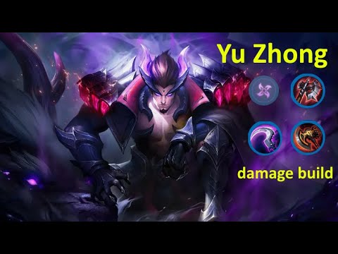 Mobile Legends - Yu Zhong Damage build | Yu Zhong Emblem Set 2023