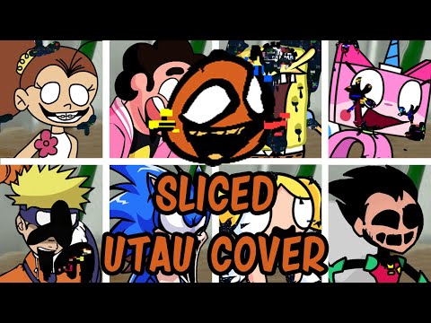Sliced but Every Turn a Different Character Sing it (FNF Sliced but Everyone Sings) - [UTAU Cover]